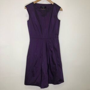 Nine West Women’s Purple Sleeveless Dress Pleated Size 2